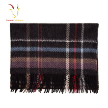 2017 Winter 100% Cashmere Plaid Scarf Inner Mongolia